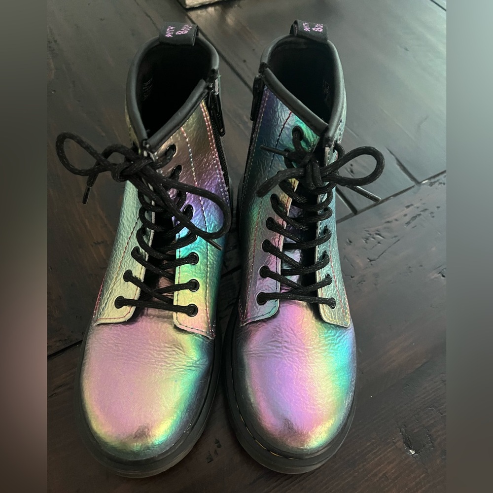 Dr. Martens Kid's 1460 Iridescent Lace-Up Boots